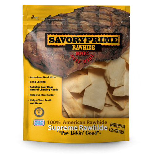 Savory Prime Supreme Rawhide Chips Chicken 1 lb