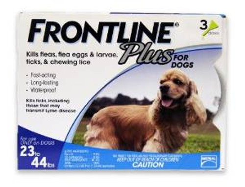 Frontline Plus Fea And Tick Treatment For Dogs 23-45 Pounds 3 Month Supply {L+1} 999514 350604287100