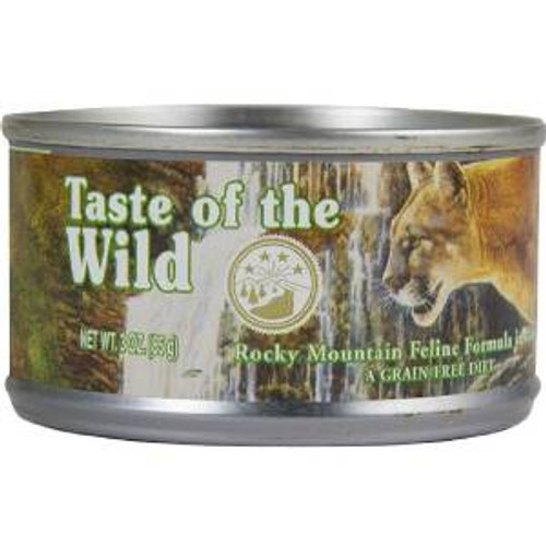 Taste of the Wild Rocky Mountain Feline Can 24/3 oz {L-1}418593 074198610709