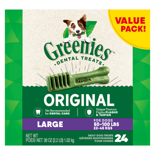 Greenies Dog Dental Treats Original 36oz 24ct Large