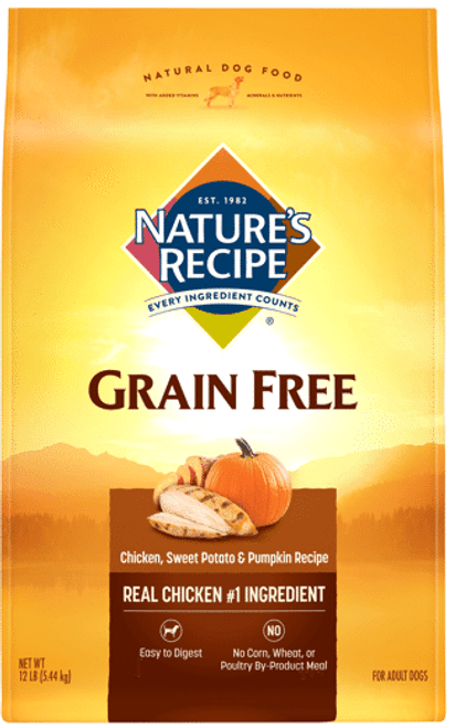 Nature's Recipe Grain Free Chicken Dog 12 lb. {L-1}799053 730521521011