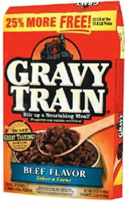 JM Smuckers Gravy Train Beefy Classic Dry Dog Food 14lb{L-1}799289 079100527038