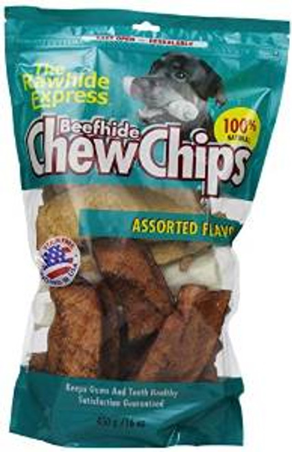 Rawhide Express Assorted Flavors Chips 1 lb. Bag {L-1}105279 742174099007
