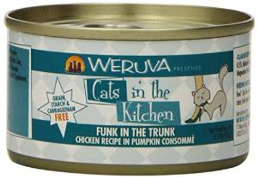 Weruva Chicken & Tuna Recipe In Pumpkin Consomme Cans Funk In The Trunk Cat 24/6.0oz. {L-x} 784094 878408008757