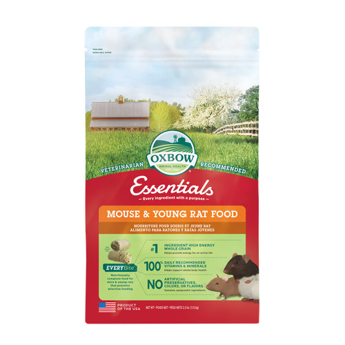 Oxbow Animal Health Essentials Mouse & Young Rat Food 2.5lb