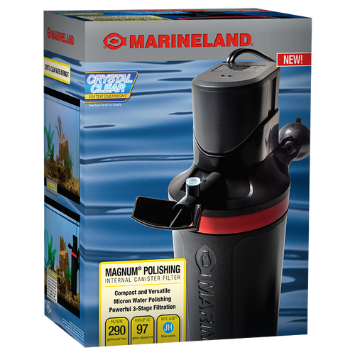 Marineland Magnum Polishing Internal Canister Filter Black