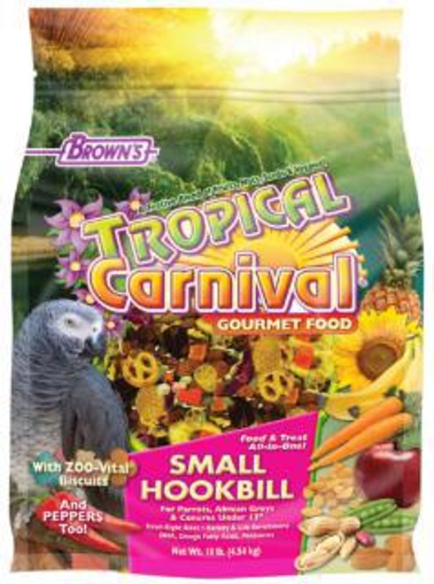 F.M. Brown's Tropical Carnival Gourmet Sm Hookbills Food 10lb{L-1}423344 042934446752