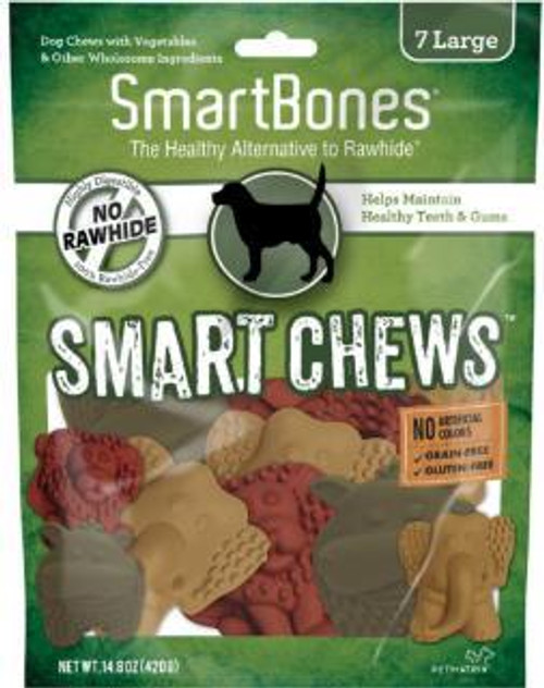 SmartBones Smart Chews Safari Large 7pk {L-1}923119 810833023318