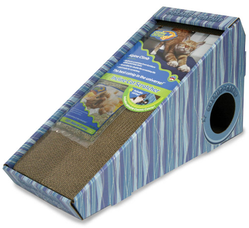 OurPets Cosmic Alpine Cat Scratcher Brown, Yellow