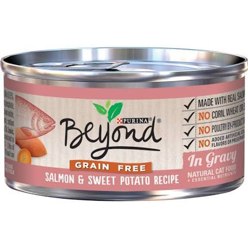 One Beyond Salmon/Sweet Potato Gravy Cat 12/3z {L-1RR}178488{RR} 017800164108