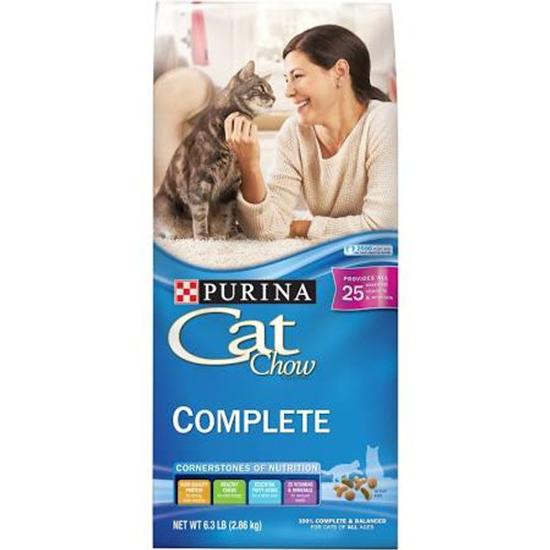 Cat Chow Complete 4/6.3lb{l-1} C= 178490 017800150125