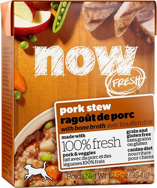 Petcurean NOW FRESH Grain Free Pork Stew Dog 12/12.5Z {L-1}152106 815260004060