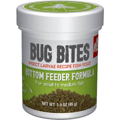 Fluval Bugbites Bottom Feeder Granule Small Medium 1.6oz A6586{L+7} 015561165860