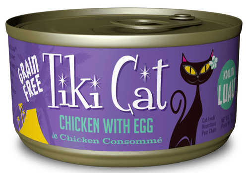 Chicken With Egg In Chicken Consomme&#13;&#10;&#13;&#10;tiki Cat Gourmet Whole Food Brand Cat Food Koolina Luau Is Shredded Chicken Breast And Egg Prepared In Consomm For A Grain Free, Gravy Free, Zero Carb Meal. &#13;&#10;&#13;&#10;complete And Balance