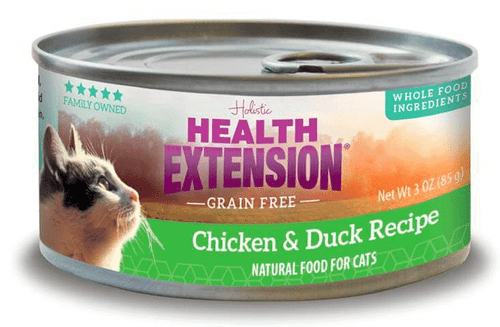 Health Extension Grain Free Chicken and Duck Wet Cat Food 24/3oz {L-1}587180 784672107969