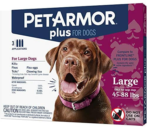 Sergeants Pet Armor Plus Flea and Tick For Dogs 44-88 lbs {L+2} 073091025672