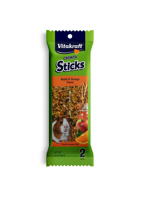 Vitakraft Crunch Sticks Guinea Pig Treats Apple & Orange 3.5 oz 2 ct