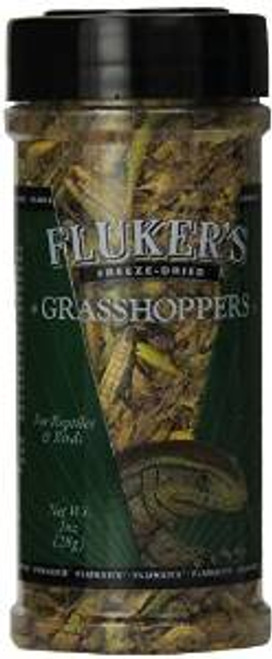 Fluker's Freeze Dried Grasshoppes 1 oz. {L+1} 919072 091197720185