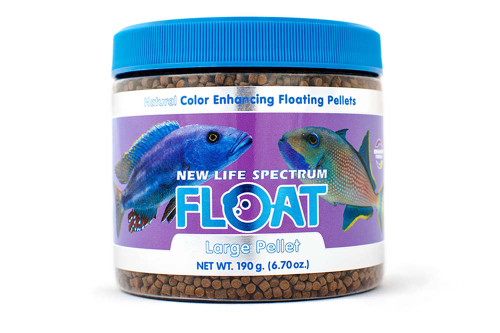 New Life Spectrum Float Pellets Fish Food 6.70oz LG