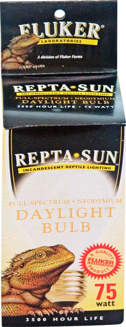 Fluker's Repta-Sun Full-Spectrum Neodymium Daylight Bulb 75 Watts