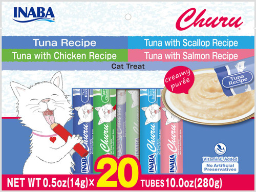 Inaba Churu Tuna Variety Bag 20 Tubes {L+1R}859033 857276007147