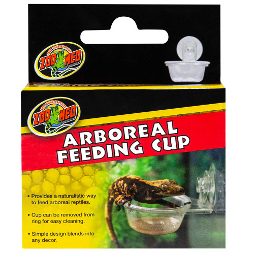 Zoo Med Arboreal Feeding Cup Clear