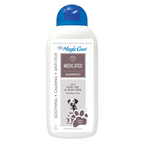 Four Paws Magic Coat Medicated Dog Shampoo for Skin Allergies 16 Ounces (1 Count)
