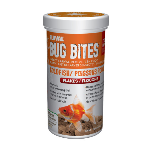 Fluval Bug Bites Goldfish  Flakes 3.17 oz 015561173407
