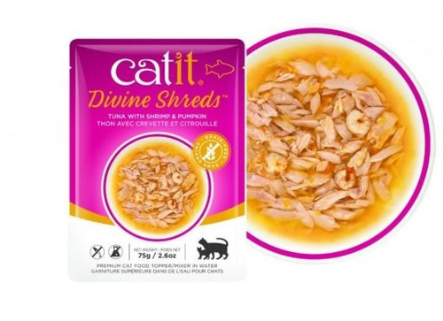 Catit Divine Shreds,Tuna/Shrimp/Pumpkin 022517446867