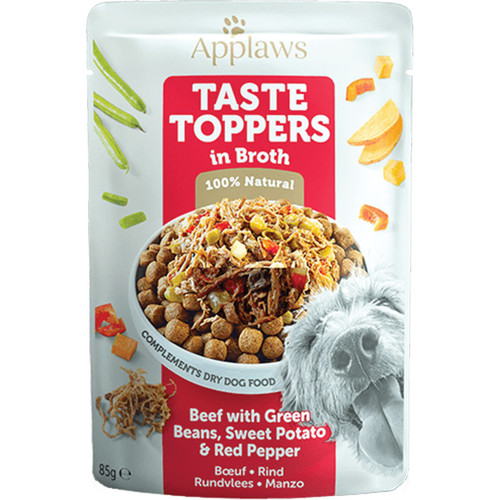 Applaws Dog Toppers Broth Beef & Green Beans 3oz 886817006332