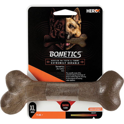 Hero Dog Bonetics Femur Bone Bacon Xlarge 711085643043