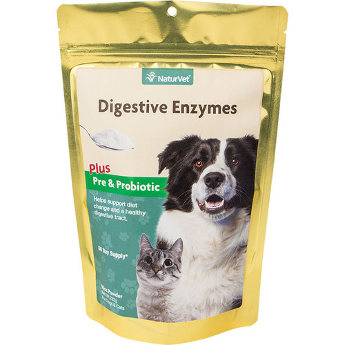 Naturvet Dog Digest Enzyme Powder 60 Day 10oz