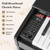88-Key Hammer Action Weighted Keyboard with Furniture Stand-Black - Color: Black