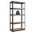 Black Heavy Duty 60-inch 5 Tier Adjustable Shelving Unit Garage Storage Rack
