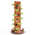 90.5 Inch Tall Multifunctional Cat Tree with Private Condos for Indoor Cats-Brown - Color: Brown