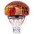 Wall Mounted Fan Backboard with Basketball Hoop and 2 Nets - Color: Multicolor
