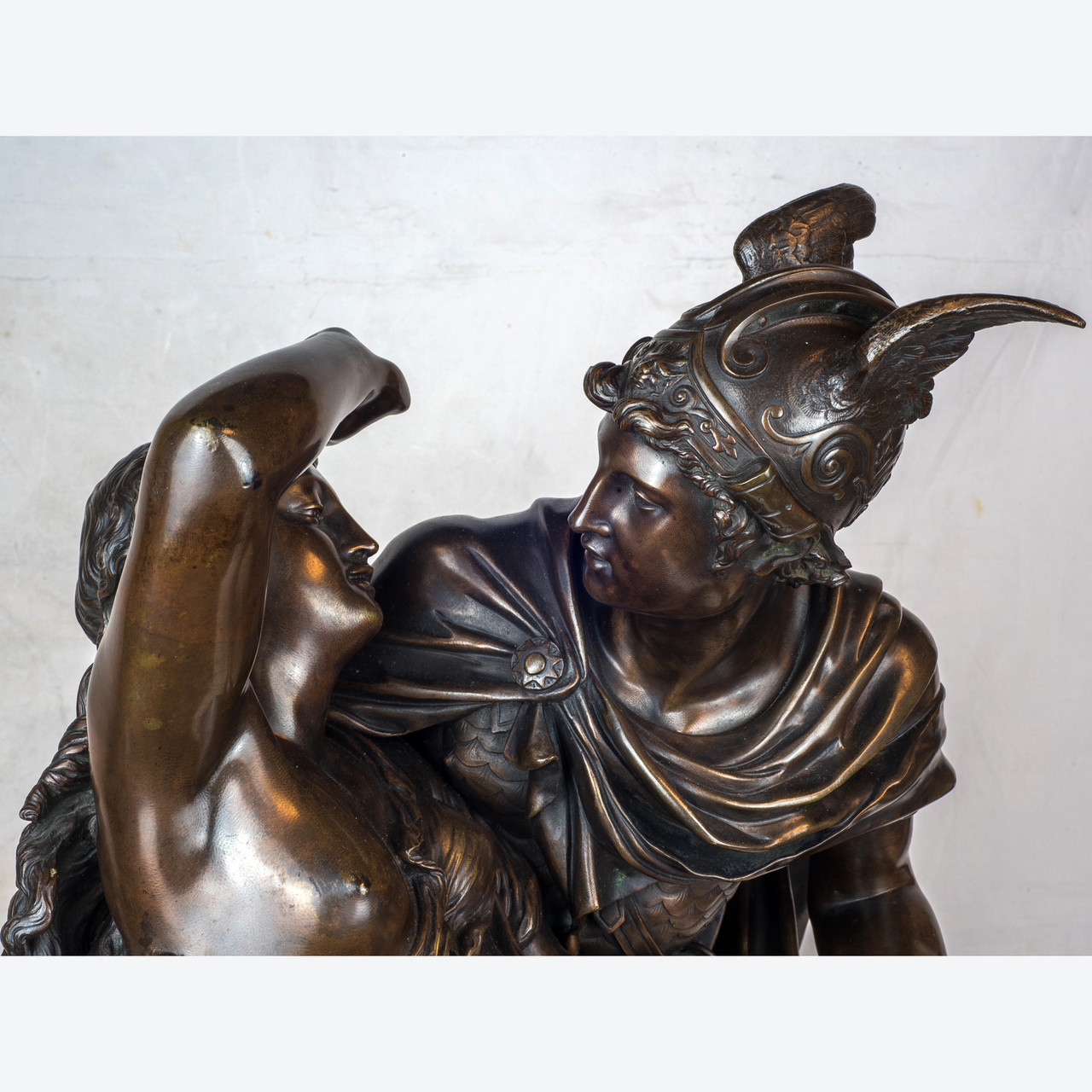 A Fine Quality Patinated Bronze Sculpture Depicting Perseus