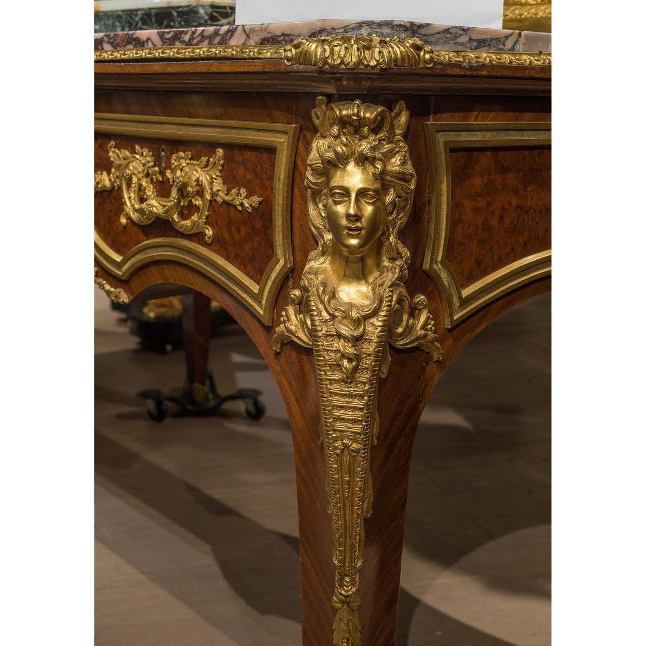Exceptional High Quality Rare Regence Style Ormolu-Mounted Mahogany ...