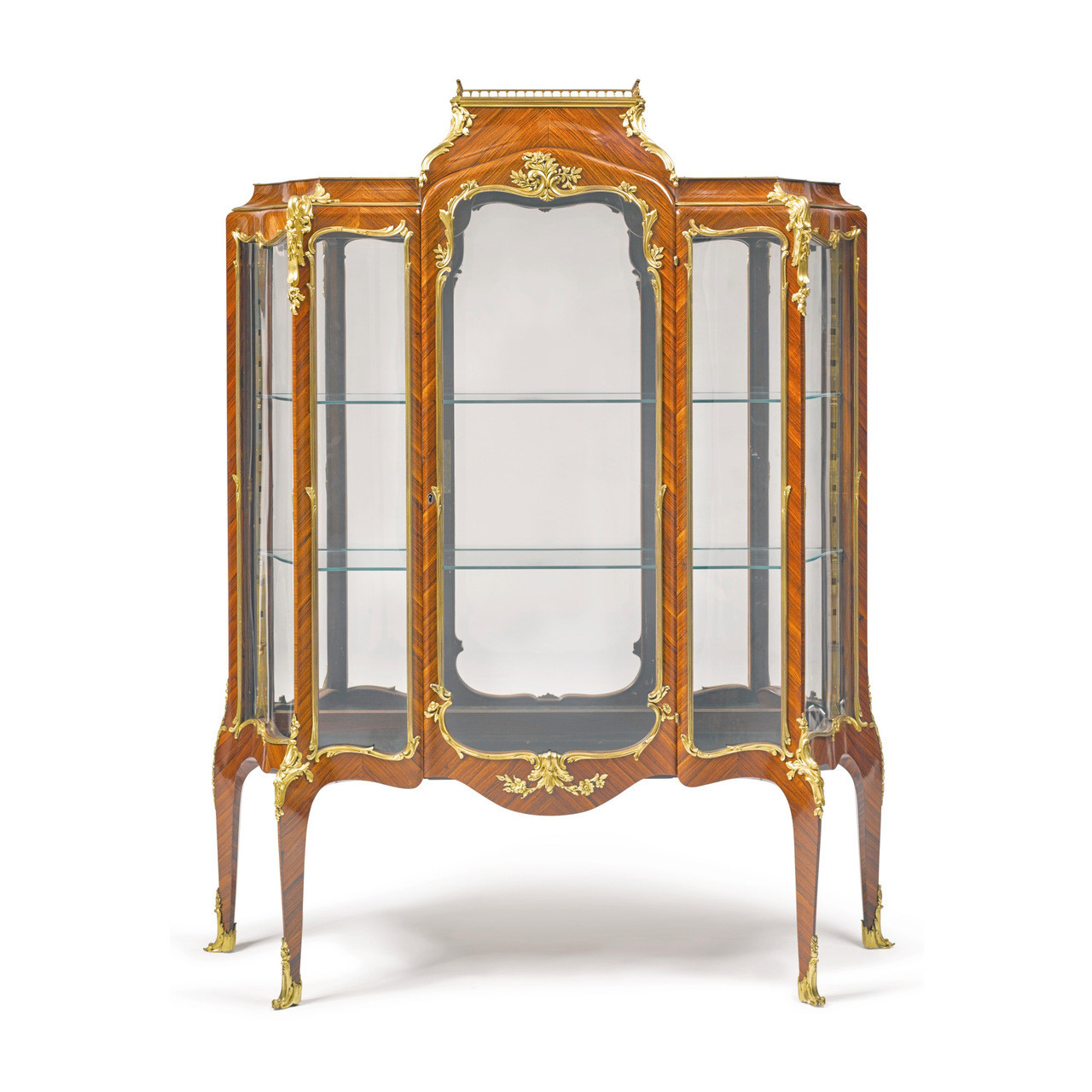 A Very Fine Louis XV Kingwood and Amaranth Gilt Bronze-mounted