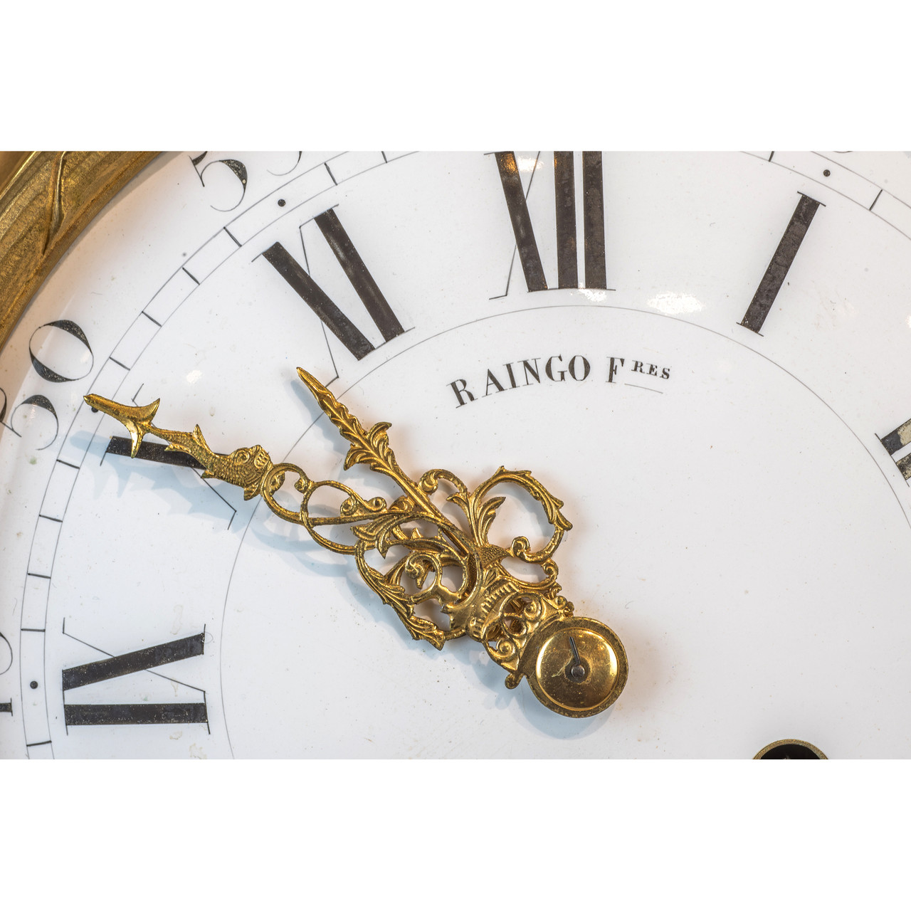 Raingo Freres, A Paris Louis XV Style Gilt Bronze Figural Mantel