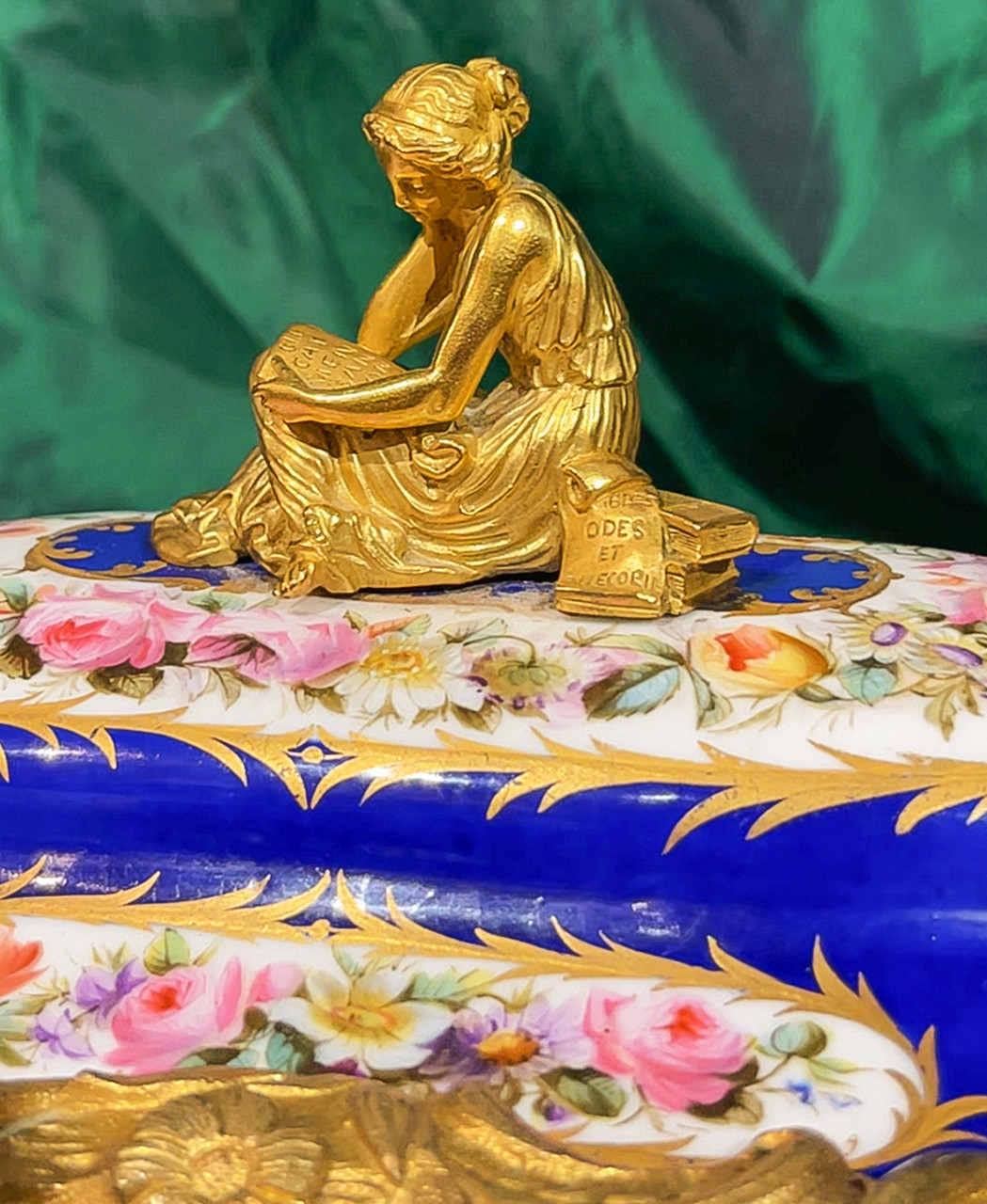 Outrageous Porcelain Rococo Jewelry Casket by Tahan - F&P Associates