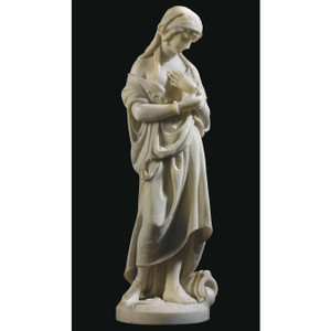 A Fine Quality White Marble Statue Carving by Romanelli A Fine Quality White Marble Statue Carving by Romanelli
