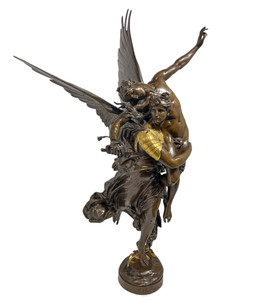 Bronze Figural Sculpture of Gloria Victis by Antonin Mercié Bronze Figural Sculpture of Gloria Victis by Antonin Mercié