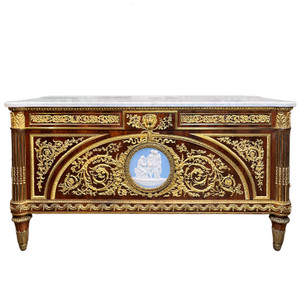 Marvelous 19th Century Wedgwood Commode a Vantaux 