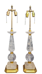 Rock Crystal Sphere lamps Rock Crystal Sphere lamps