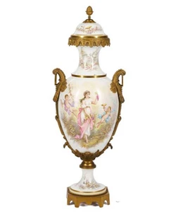 Monumental Sevres Style Urn