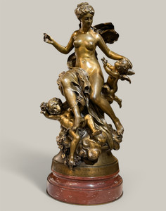 Mathurin Moreau Triumph of Flora Bronze Mathurin Moreau Triumph of Flora Bronze