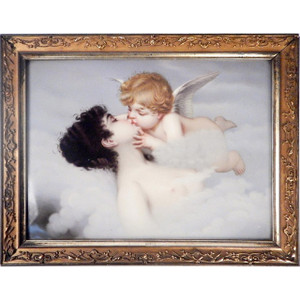 A fine KPM Porcelain Plaque in the Manner of Wagner A fine KPM Porcelain Plaque in the Manner of Wagner