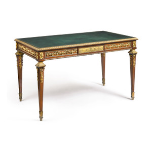 Louis XVI style Ormolu Mounted Mahogany Bureau Plat Louis XVI style Ormolu Mounted Mahogany Bureau Plat