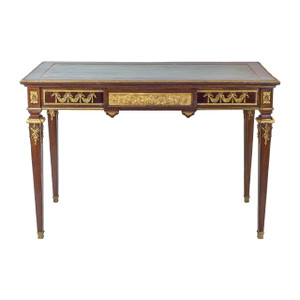 Louis XVI style Ormolu Mounted Mahogany Bureau Plat Louis XVI style Ormolu Mounted Mahogany Bureau Plat